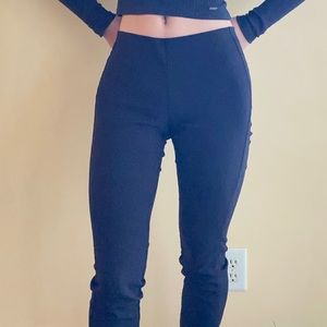 Who What Wear Black Stretch Trousers